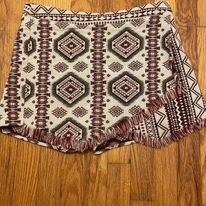 Blu Pepper Aztec Skorts